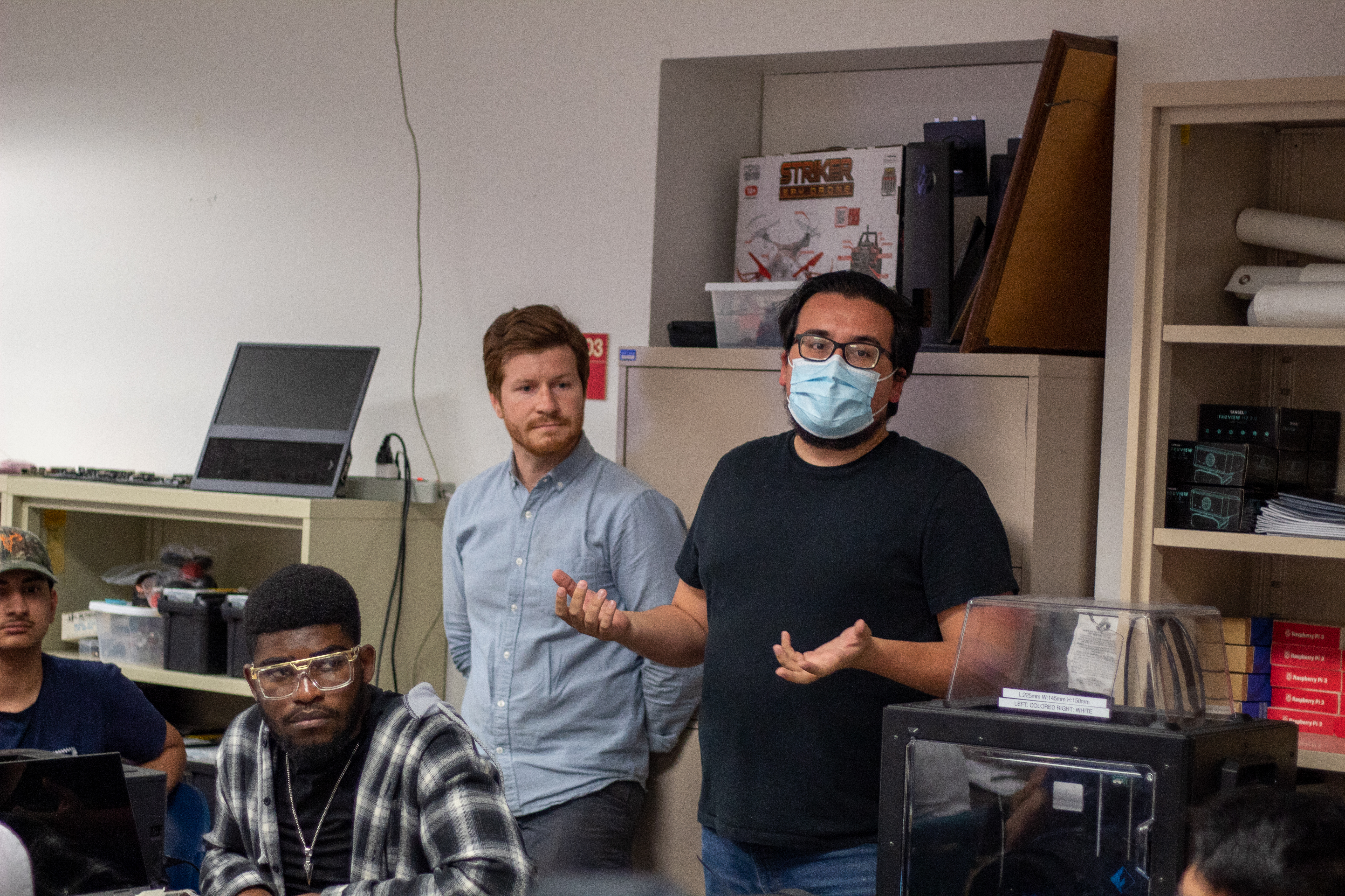 Texas Instruments Personnel talk about their project with us